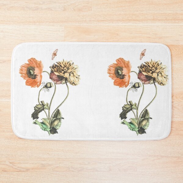 Item preview, Three Poppies and a butterfly / The beauty of Classic Art designed and sold by JJAarts.
