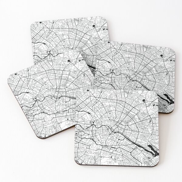 Item preview, Berlin, Germany Street Map designed and sold by InkistPrints.