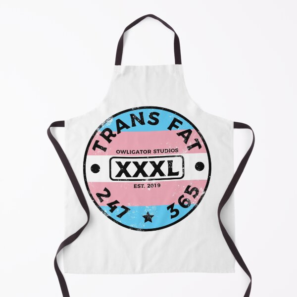 Item preview, TransFat Logo - Trans Flag designed and sold by OwliGator Studios.