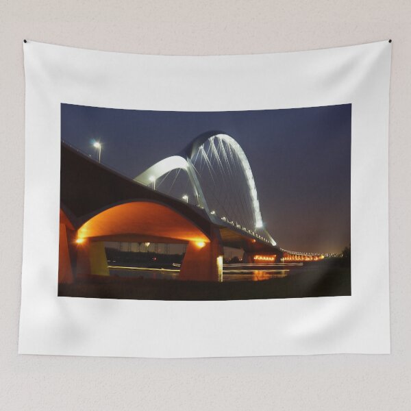Item preview, Very nice bridge (de Oversteek, Nijmegen) at night designed and sold by ArtJohannes.