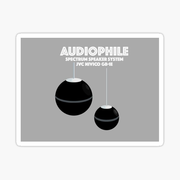 Audiophile - Nivico JVC Speakers Sticker