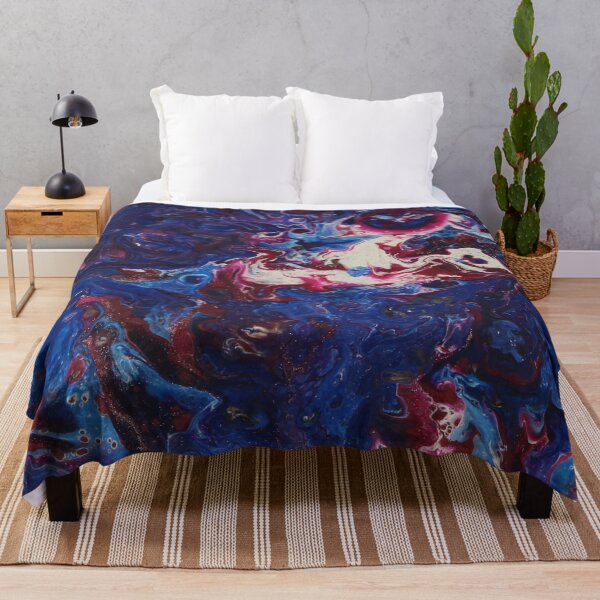 Item preview, Moonstruck Fleece Throw Blanket designed and sold by colleranart.