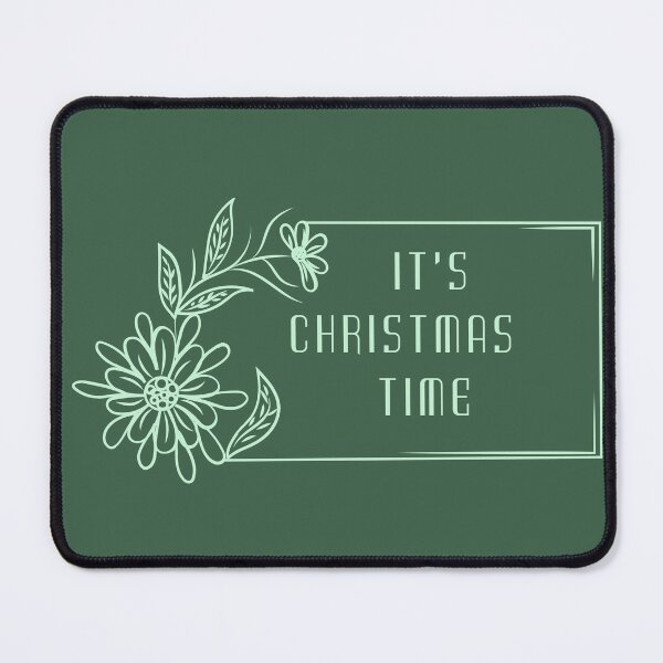 Item preview, It's Christmas Time Floral Frame designed and sold by autumnchu.