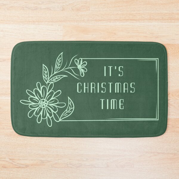 Item preview, It's Christmas Time Floral Frame designed and sold by autumnchu.