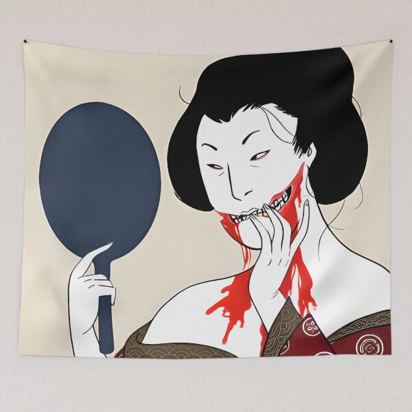 Item preview, kuchisake onna designed and sold by GabyDark.