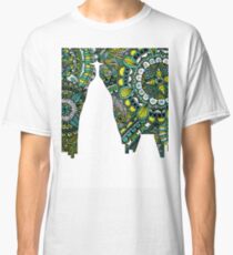 Rio de Janeiro Brazil Skyline Zentangle Art Classic T-Shirt