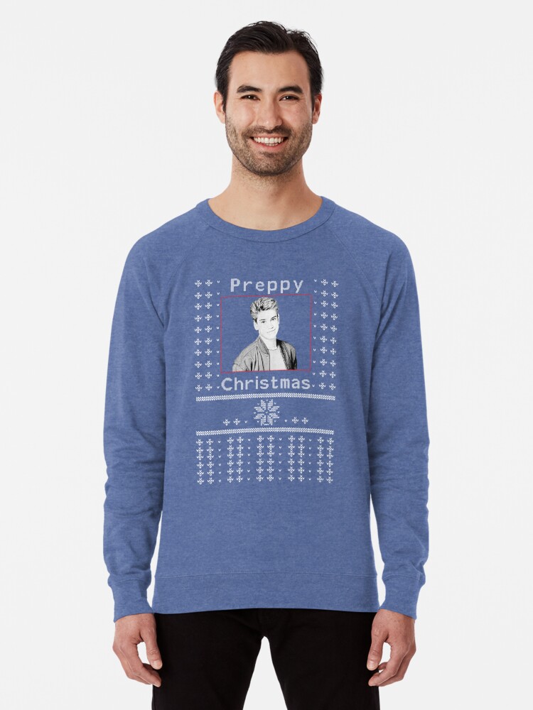 Christmas Preppy Sweatshirt Gift, Preppy Clothing, Preppy Outfit