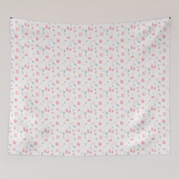 Item preview, Pink Abstract Pattern, Curves, Shapes, Dots & Dashes Lovers of Pink designed and sold by Hanlar.