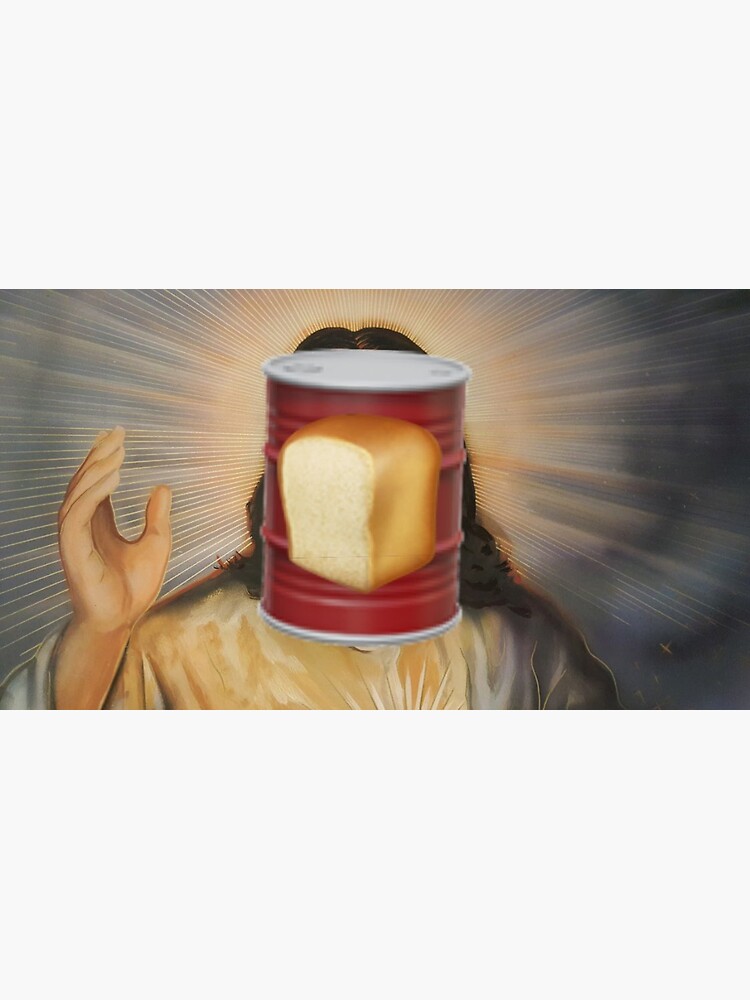 "toast cans jesus" Sticker for Sale by mkayys Redbubble