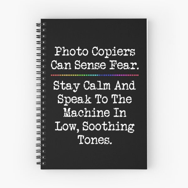 Item preview, Photo Copiers Can Sense Fear Funny Teacher Office Worker designed and sold by TheButtonCrew.