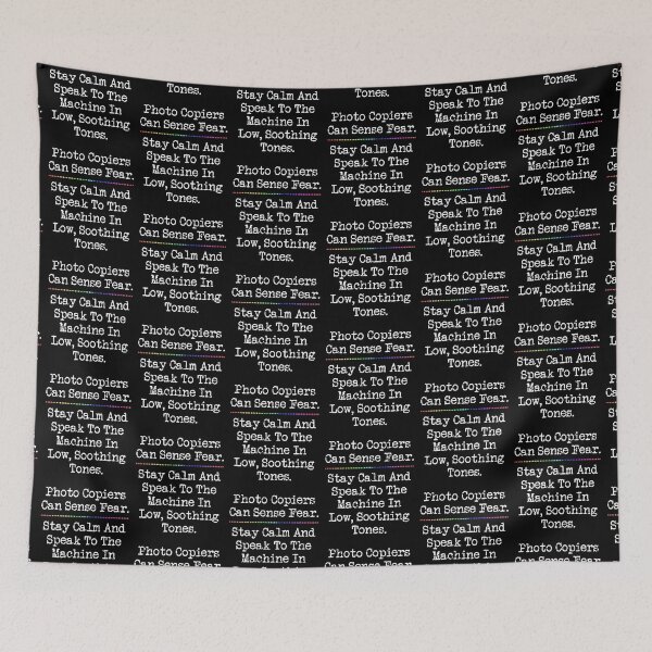Item preview, Photo Copiers Can Sense Fear Funny Teacher Office Worker designed and sold by TheButtonCrew.