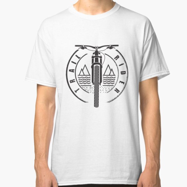 Trail Rider - Black - Mountain Bike Classic T-Shirt
