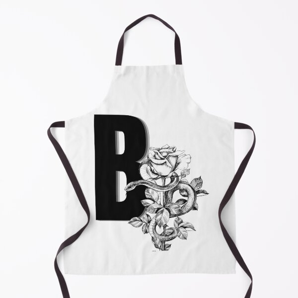 Item preview, B Botanical Monogram. Peony snake floral letter designed and sold by Emotionsy.