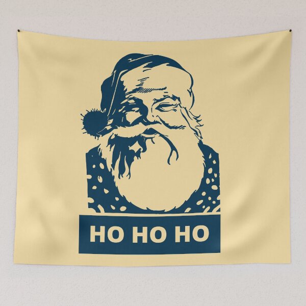 Item preview, Ho Ho Ho Santaclaus modern pop art designed and sold by aapshop.