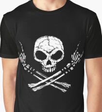 Skull Metal Graphic T-Shirt