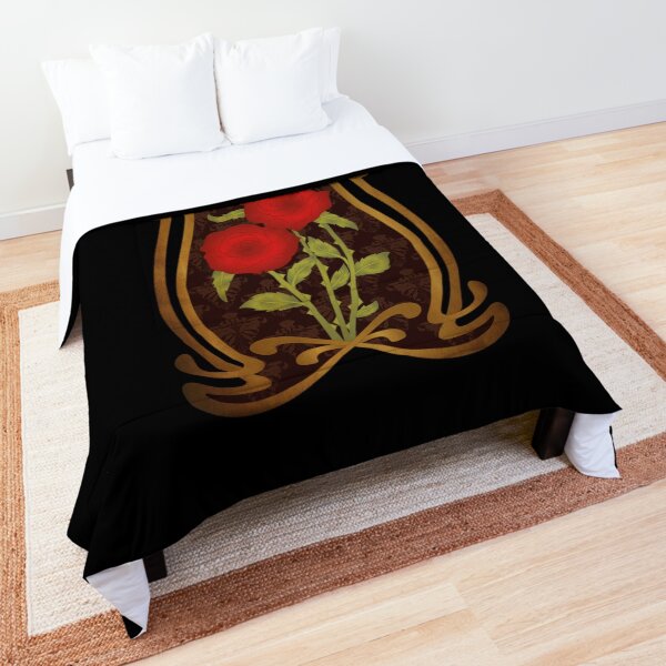Art Nouveau Rose Comforter