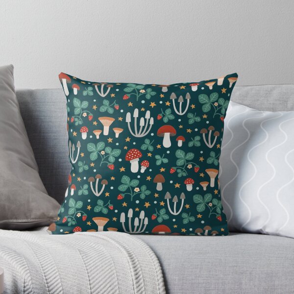 Magic forest Throw Pillow