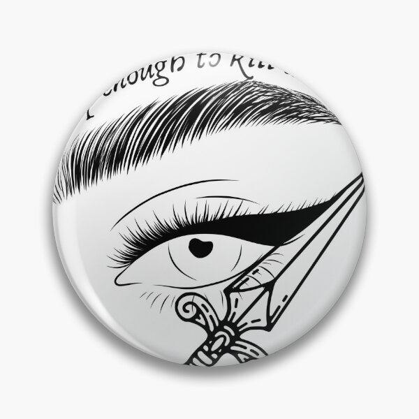 Item preview, sharp enough to kill a man sticker designed and sold by obliviate.