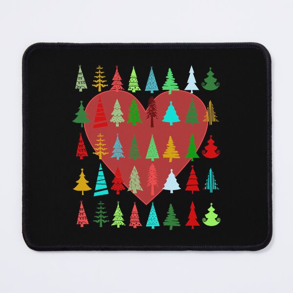 Item preview, Christmas Heart, Christmas Trees, Love Christmas, Art Pattern designed and sold by artfulnotebook.
