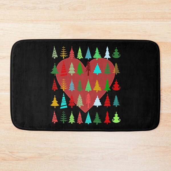 Item preview, Christmas Heart, Christmas Trees, Love Christmas, Art Pattern designed and sold by artfulnotebook.