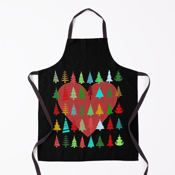 Item preview, Christmas Heart, Christmas Trees, Love Christmas, Art Pattern designed and sold by artfulnotebook.