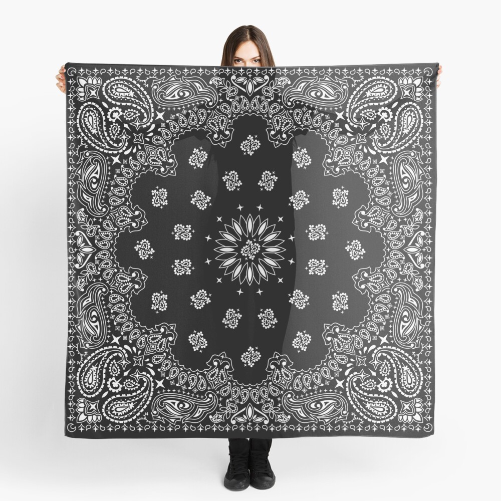 Bandana Black Scarf