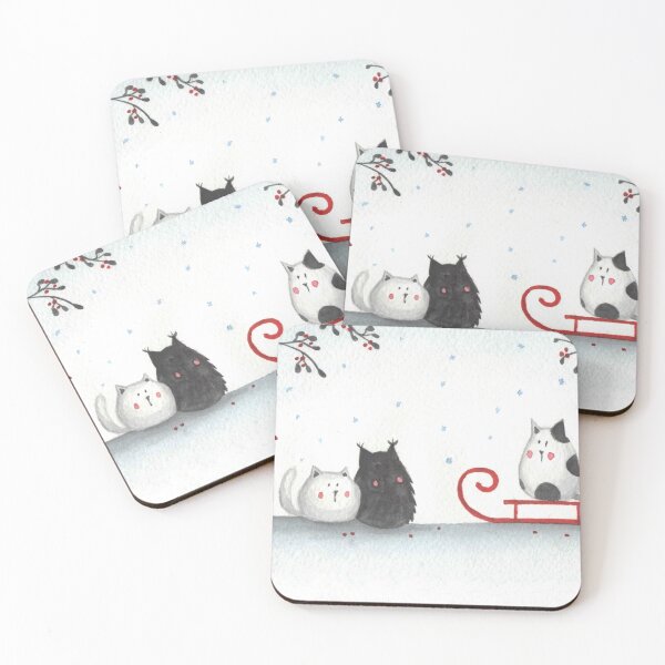 Item preview, Cats with sleds designed and sold by LLLUID.