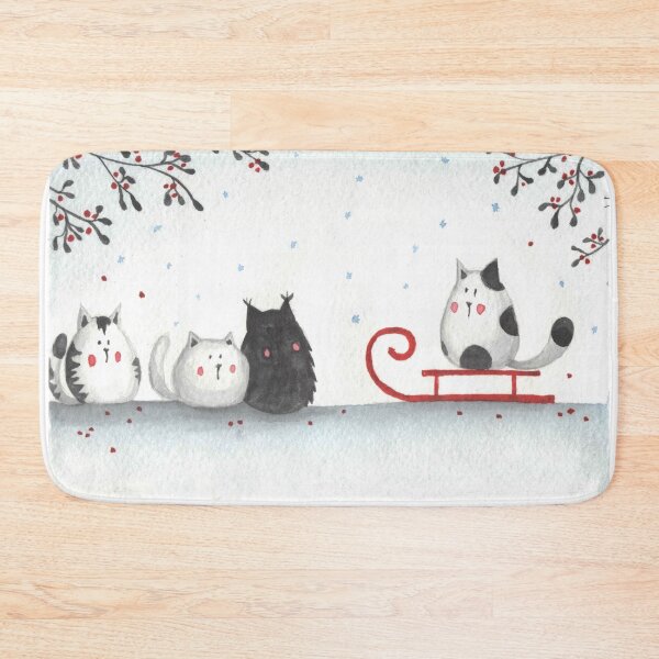 Item preview, Cats with sleds designed and sold by LLLUID.