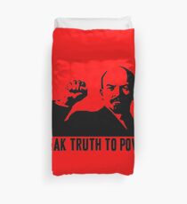 LENIN-SPEAK TRUTH TO POWER Duvet Cover