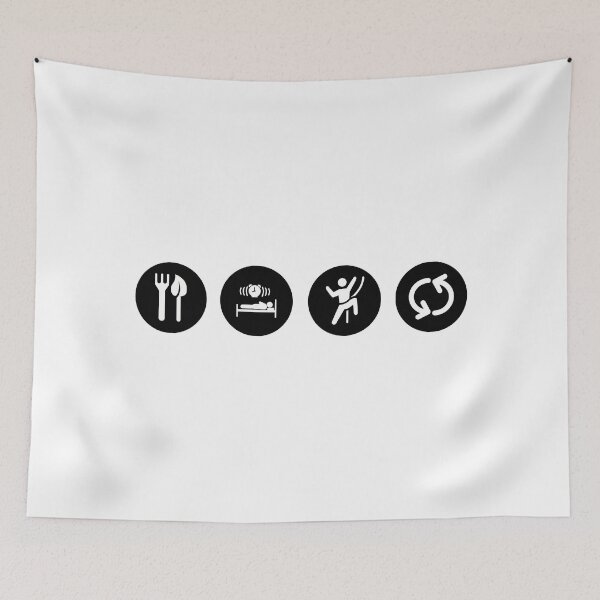 Item preview, Eat. Sleep. Climb. Repeat. designed and sold by Boulder Design Co.