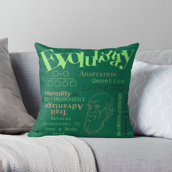 AP Psychology - Evolutionary Throw Pillow