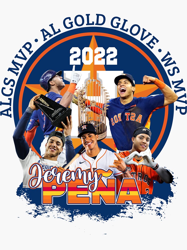 Jeremy Pena Baseball World Series  Sticker for Sale by oliviamaer