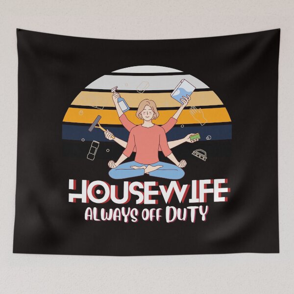 Item preview, Housewife Always Off Duty designed and sold by Quirky Dez.
