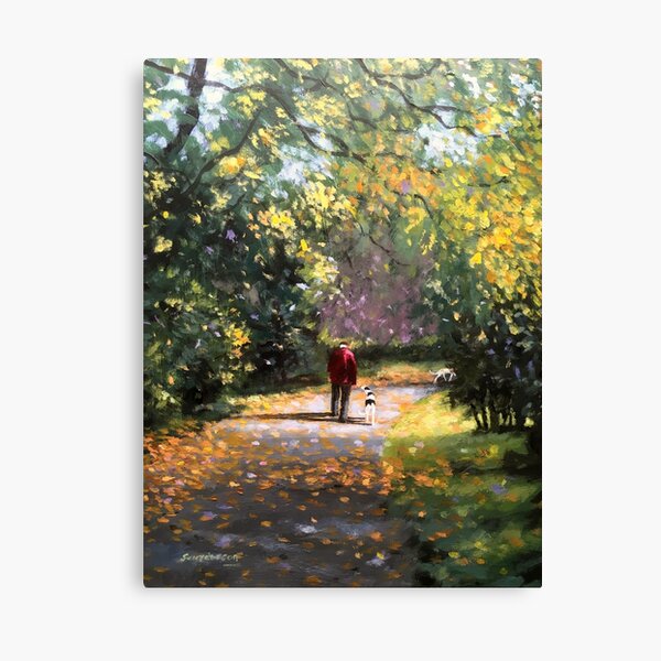 Item preview, Autumn trees and falling leaves designed and sold by The Art of Steve Sanderson.