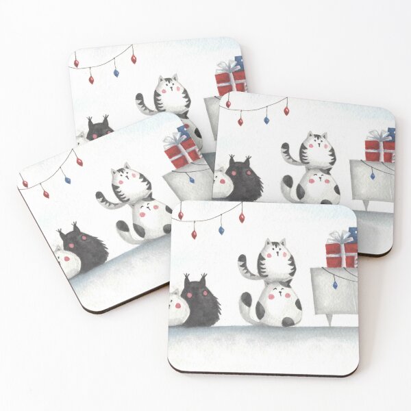 Item preview,  Stealing gifts by cats designed and sold by LLLUID.