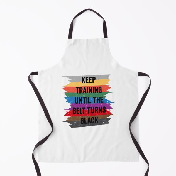 Item preview, Funny Karate Design Keep Training Until The Belt Turns Black Black Light designed and sold by JaxFlynn.