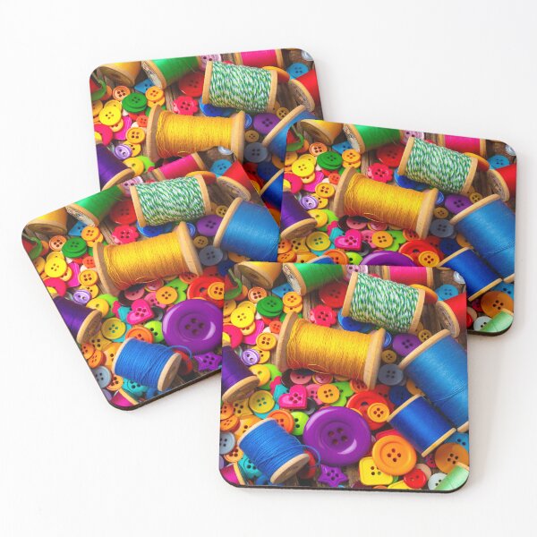 Item preview, Colorful Thread And Buttons Still Life designed and sold by Garry Gay.