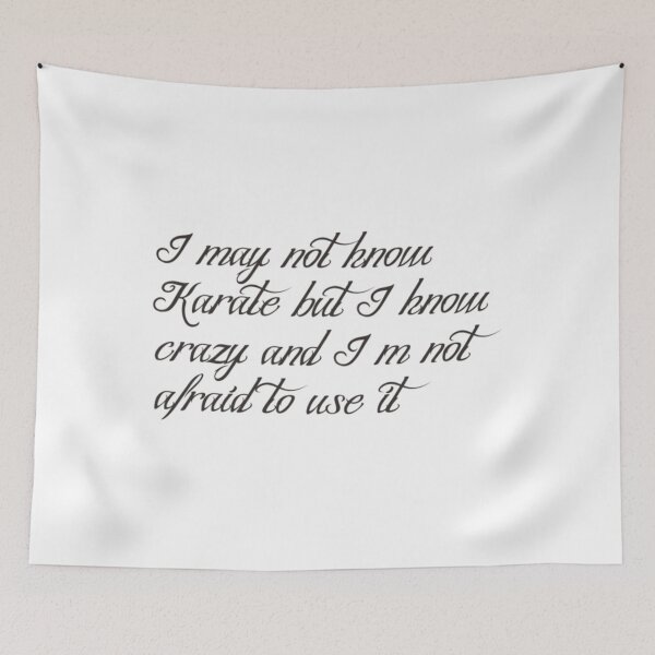 Item preview, I may Not Knoe Karate designed and sold by JaxFlynn.