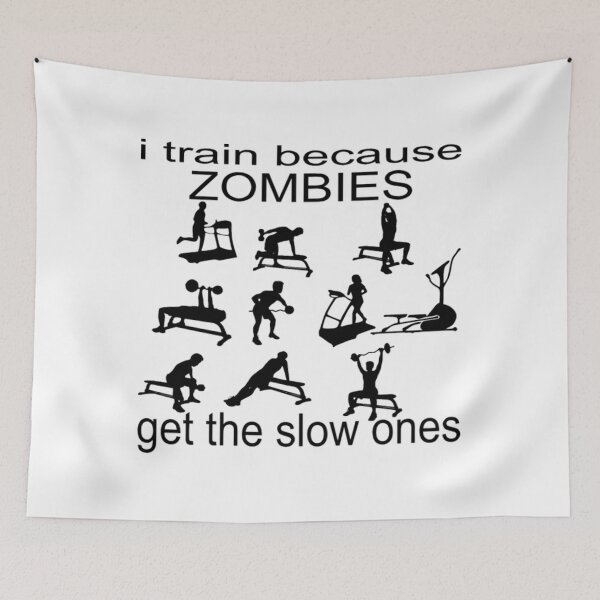 Item preview, I Train Because Zombies Get The Slow Ones  designed and sold by JaxFlynn.