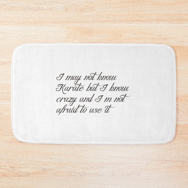 Item preview, I may Not Knoe Karate designed and sold by JaxFlynn.