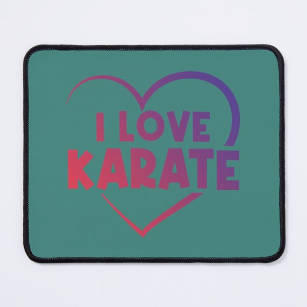 Item preview, I love karate heart designed and sold by JaxFlynn.