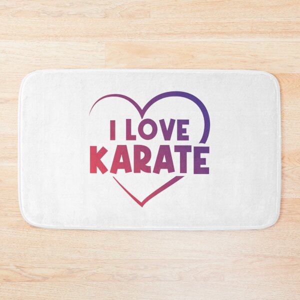 Item preview, I love karate heart designed and sold by JaxFlynn.