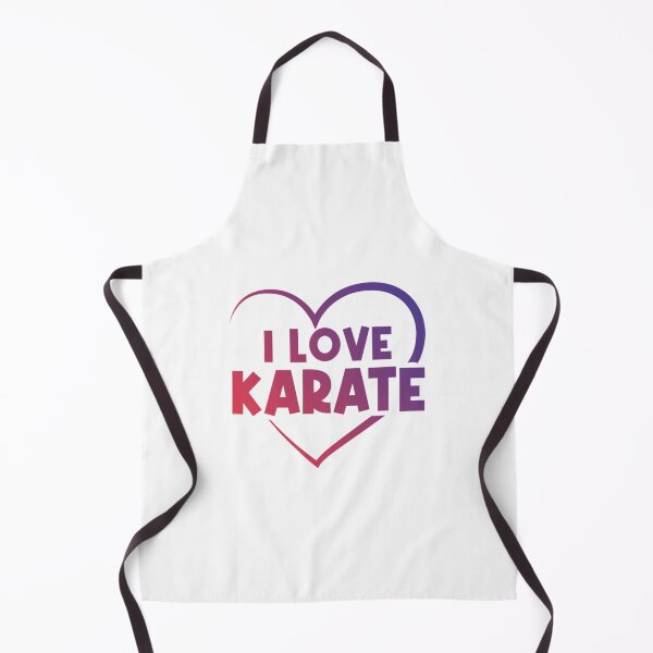 Item preview, I love karate heart designed and sold by JaxFlynn.