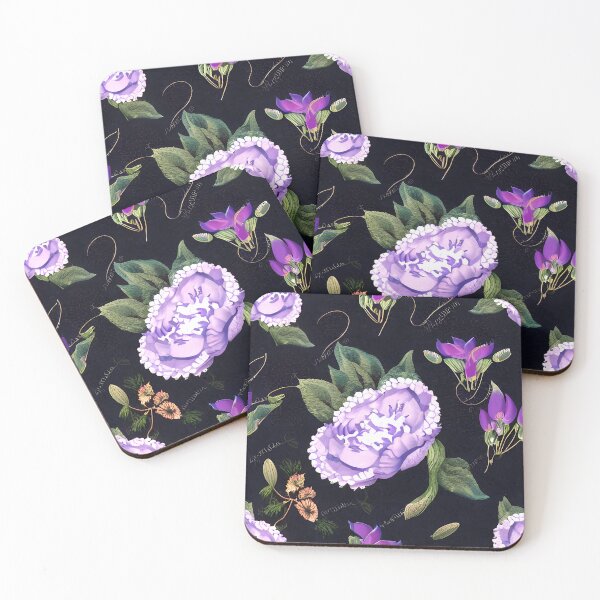 Item preview, Watercolor purple flowers, seamless pattern, garden art #5 designed and sold by supeart.