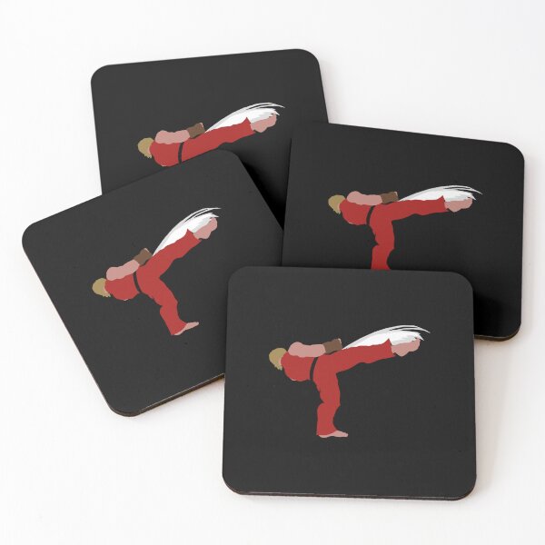 Item preview, ssbu ken oosoto mawashi geri roundhouse kick simple design designed and sold by SmasherDesigns.
