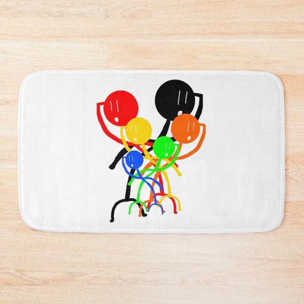 Item preview, Rainbow Stickmen designed and sold by Usagicollection.
