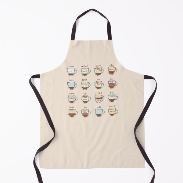 Item preview, Cute Hand Drawn Coffee Proportions designed and sold by hotsaucefactory.