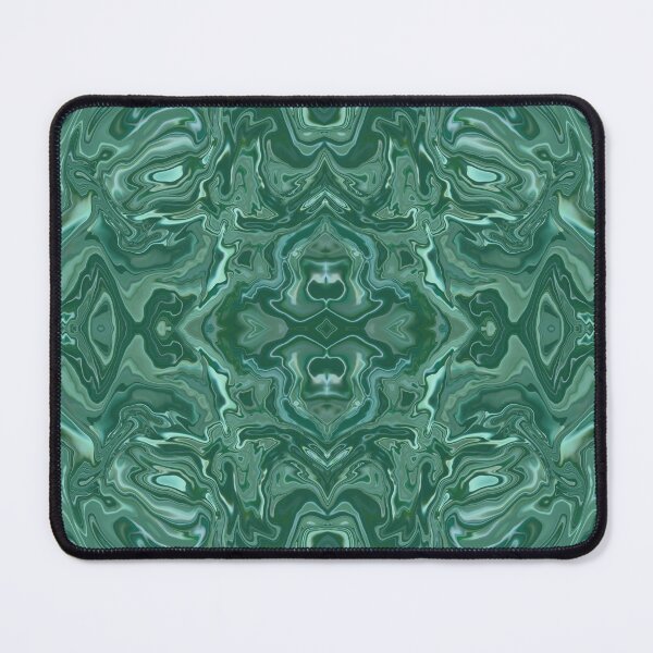 Item preview, Trippy Shades of Aqua Aesthetic Kaleidoscope Pattern Variant designed and sold by quirkycounselor.