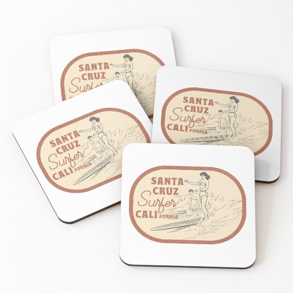 Item preview, Vintage Surf Sticker Santa Cruz Surfer California designed and sold by TonySpencer.