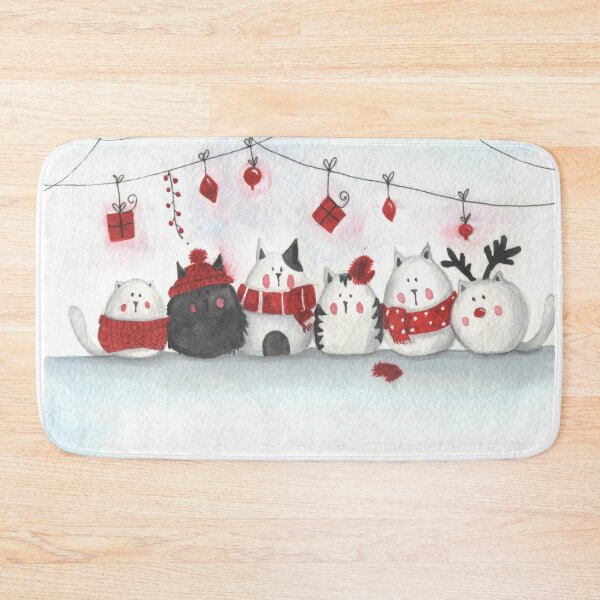 Item preview, Christmas lights with cats designed and sold by LLLUID.